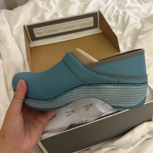 Dansko Blue W Clogs - Nursing Clogs